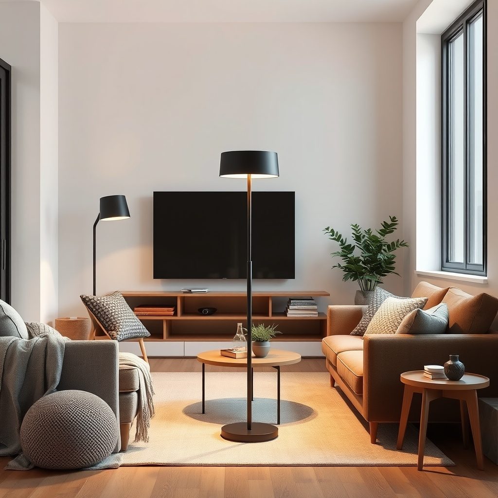 Elegant floor lamp